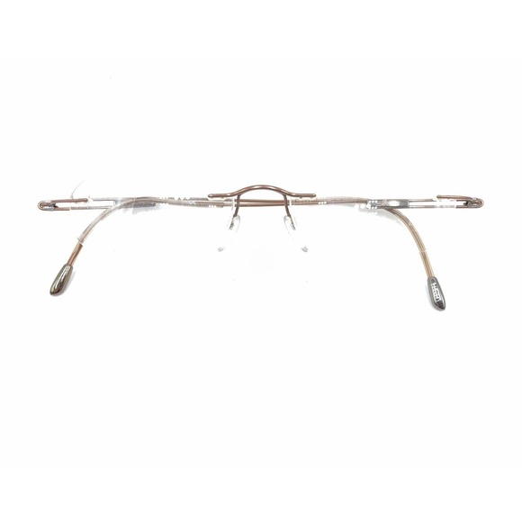 Silhouette 7534 40 6083 Titanium Brown Rimless Eyeglasses Frames 19 140 Austria - Picture 12 of 13